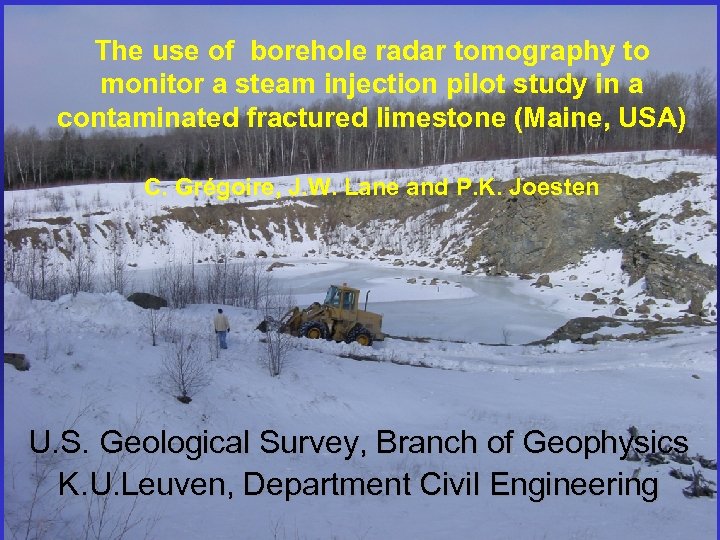 The use of borehole radar tomography to monitor a steam injection pilot study in