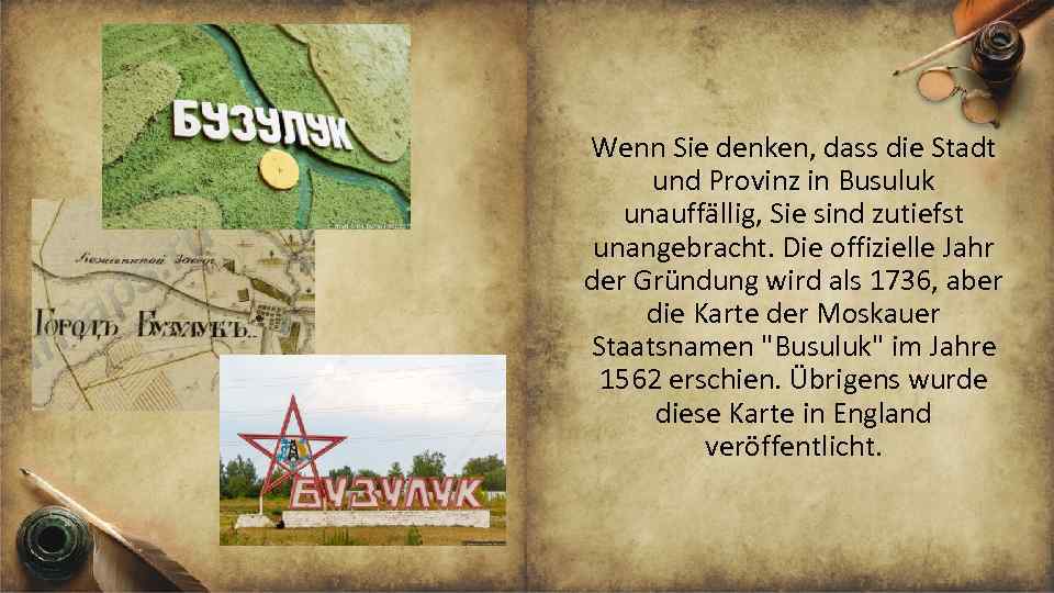 Wenn Sie denken, dass die Stadt und Provinz in Busuluk unauffällig, Sie sind zutiefst