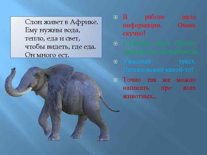 Словно слон текст