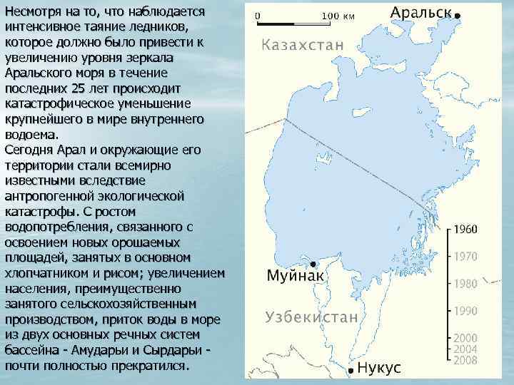 Аральское море на карте 6 класс