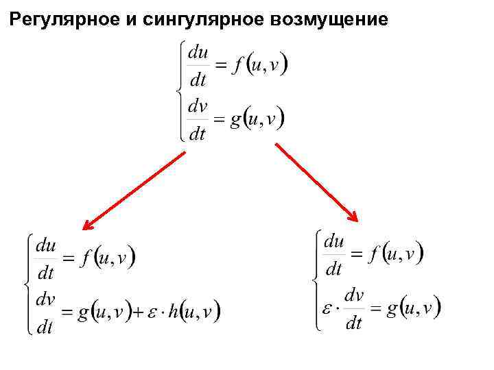 Регулярное и сингулярное возмущение 