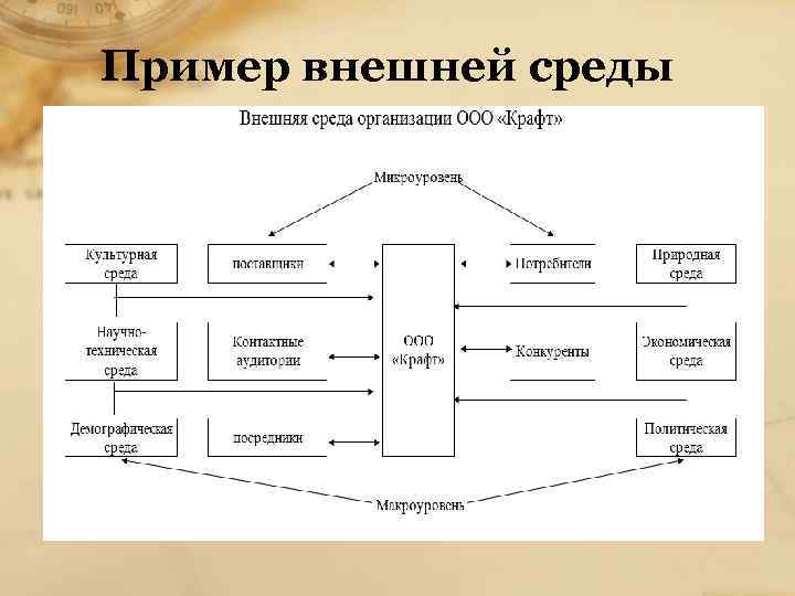 Образец внешней