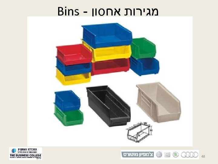  מגירות אחסון - Bins 84 