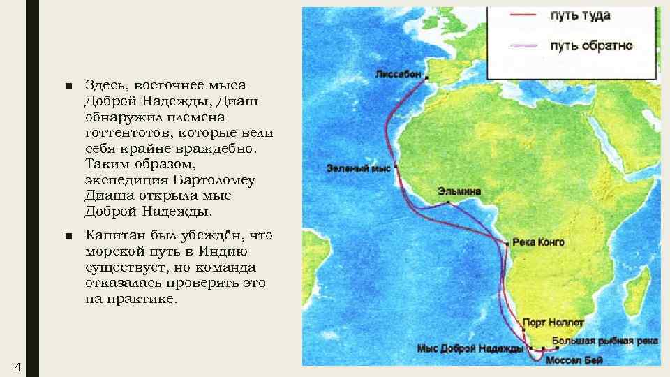 ■ Здесь, восточнее мыса Доброй Надежды, Диаш обнаружил племена готтентотов, которые вели себя крайне