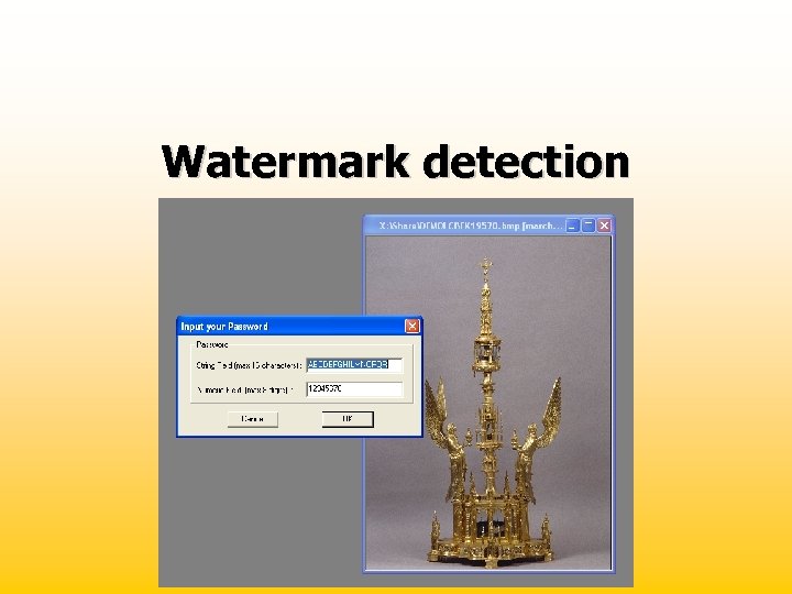 Watermark detection 