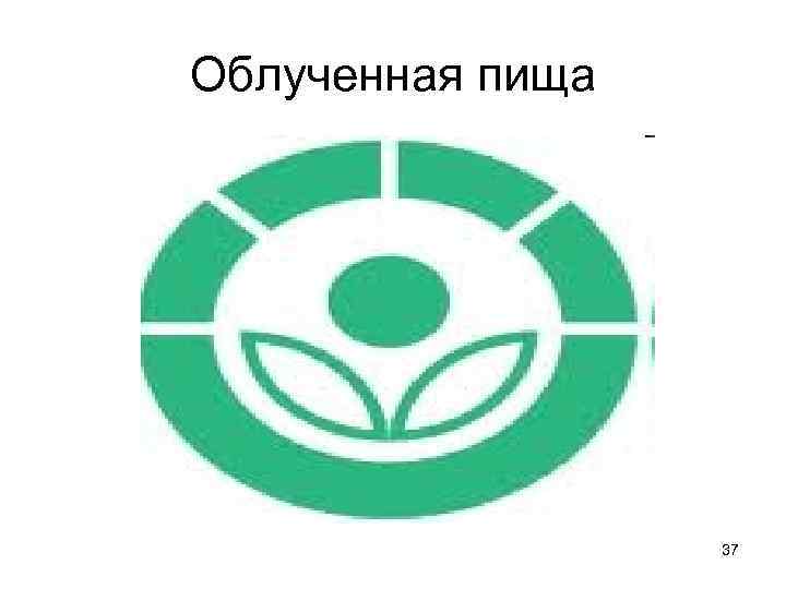 Облученная пища 37 