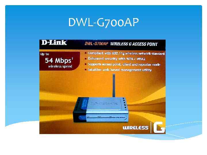 DWL-G 700 AP 