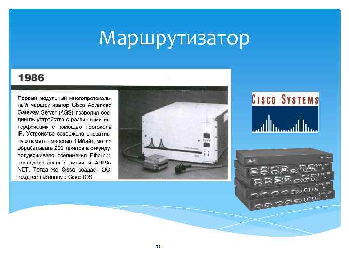 Маршрутизатор 33 