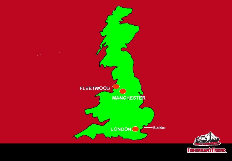 FLEETWOOD . MANCHESTER LONDON . Basildon 