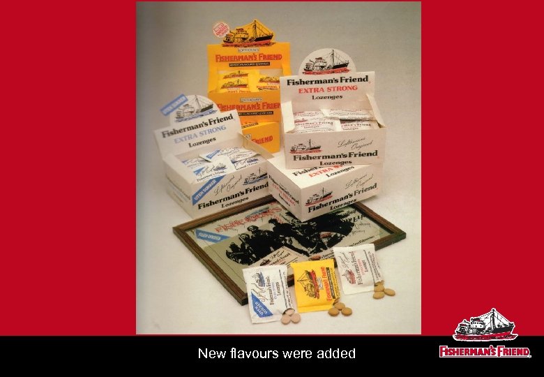 New flavours were added 