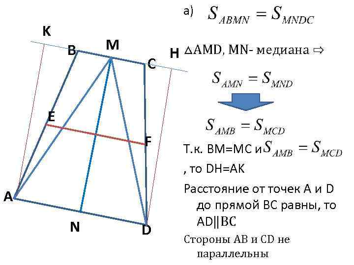 Длина ad равна