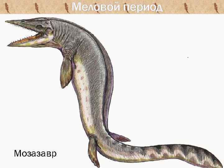 Меловой период Мозазавр 