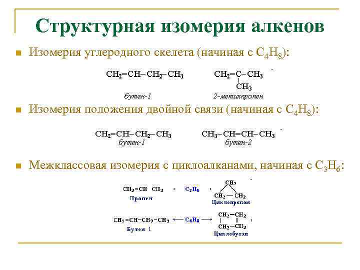Изомерные алкены. Структурная изомерия алкенов. Изомерия этиленовых углеводородов межклассовая. Структурная изрмерия алкинов.