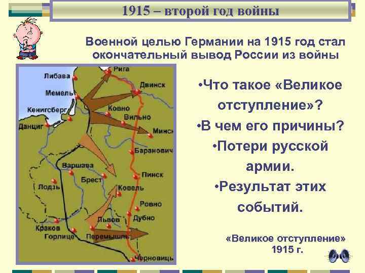 Почему россия отступает. Карта 1 мировой войны великое отступление. Великое отступление русской армии 1915.