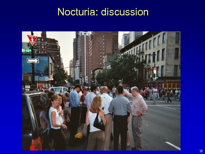 Nocturia: discussion 38 