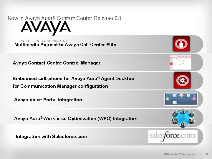 New in Avaya Aura® Contact Center Release 6. 1 Multimedia Adjunct to Avaya Call