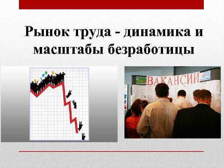 Рынок труда - динамика и масштабы безработицы 