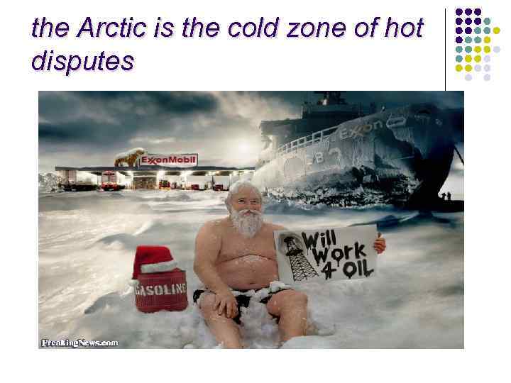 the Arctic is the cold zone of hot disputes 