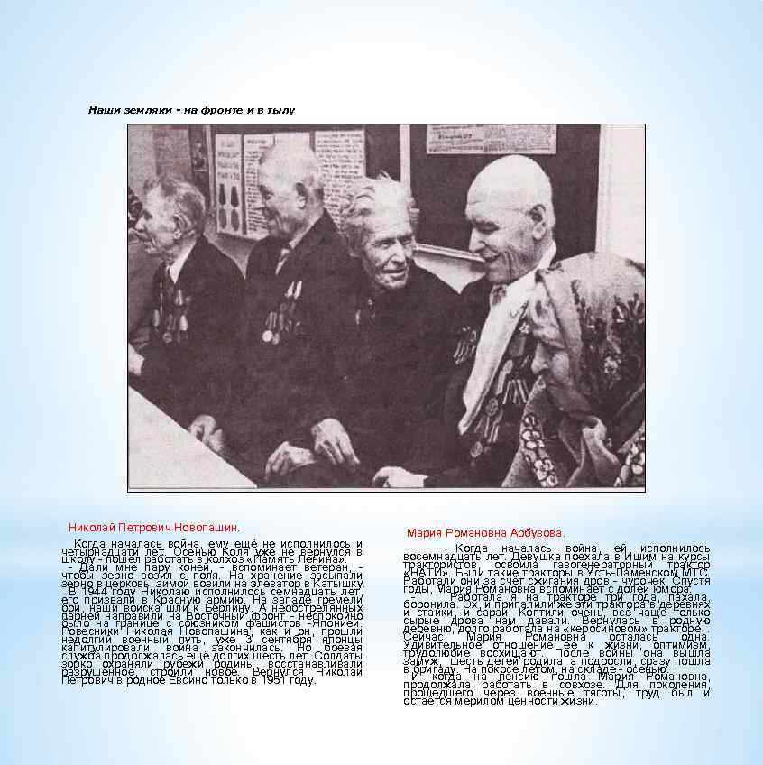 Наши земляки - на фронте и в тылу Николай Петрович Новопашин. Когда началась война,