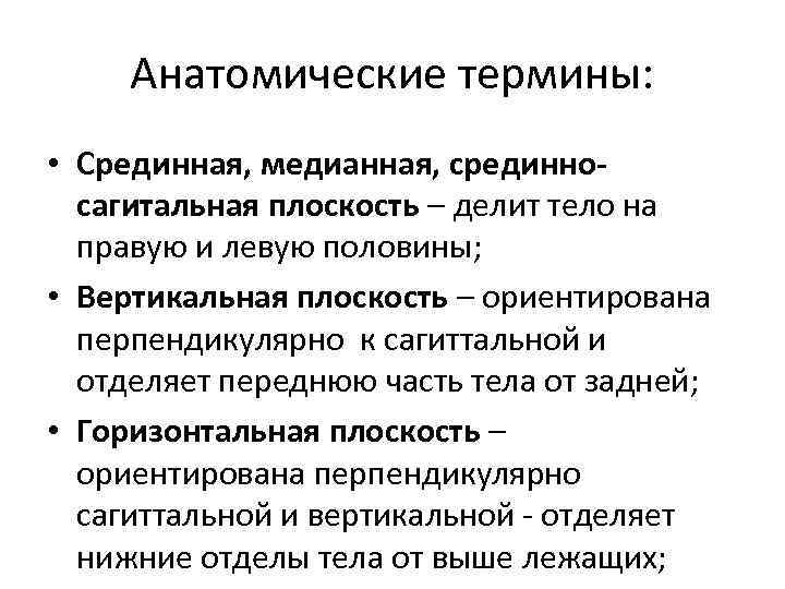 Русскую анатомическую терминологию разработал. Анатомические термины. Основы анатомической терминологии. Анатомические понятия примеры. Понятие анатомическая шина.