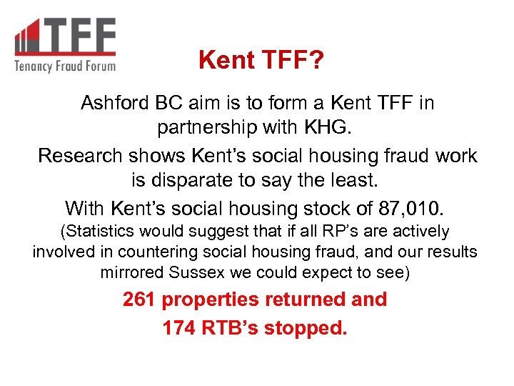 Kent TFF? Ashford BC aim is to form a Kent TFF in partnership with