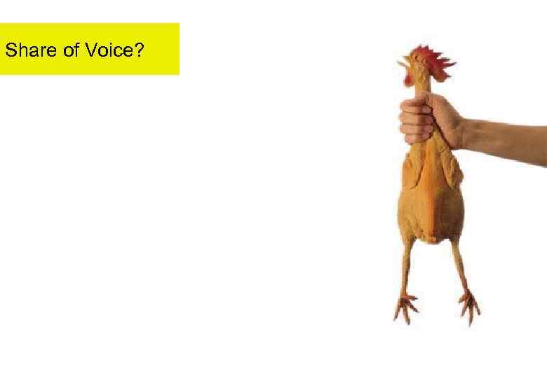 Share of Voice? 