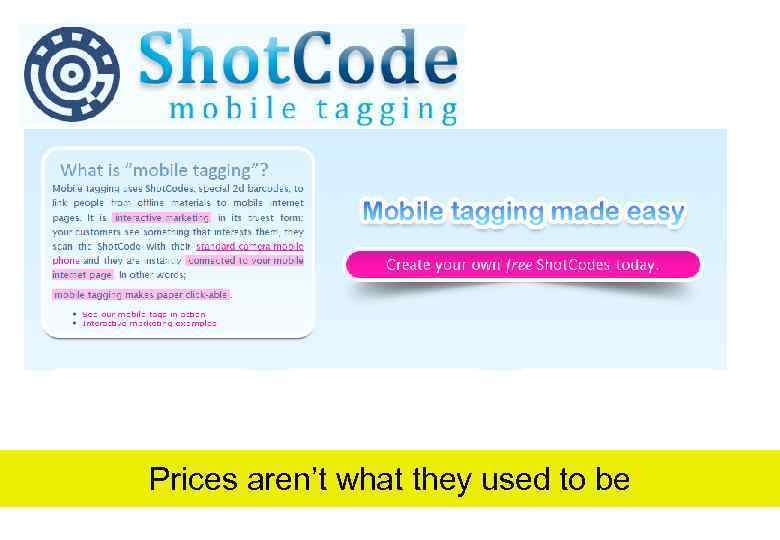 Prices aren’t what they used to be 