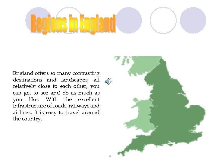  England offers so many contrasting destinations and landscapes, all relatively close to each