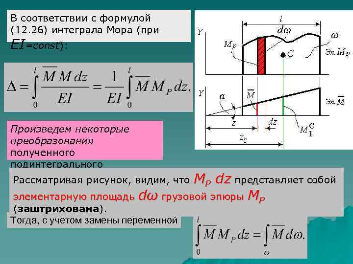 Результатом решения интеграла максвелла мора для приведенной пары схем будет