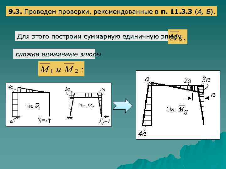 9. 3. Проведем проверки, рекомендованные в п. 11. 3. 3 (А, Б). Для этого