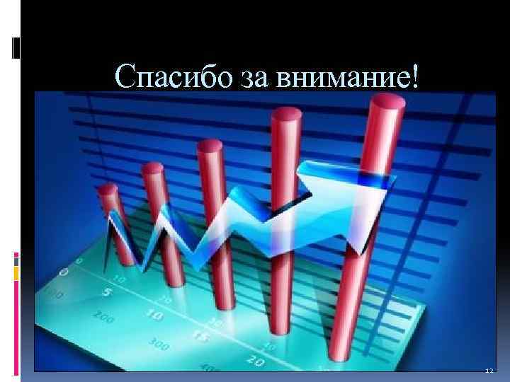 Спасибо за внимание! 12 