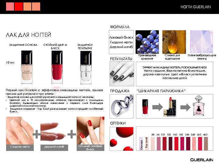НОГТИ GUERLAIN ФОРМУЛА ЛАК ДЛЯ НОГТЕЙ ЗАЩИТНАЯ ОСНОВА СТОЙКИЙ ЦВЕТ И БЛЕСК ЗАЩИТНОЕ ПОКРЫТИЕ