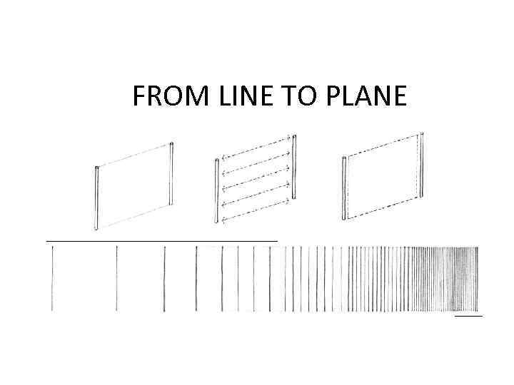 FROM LINE TO PLANE 