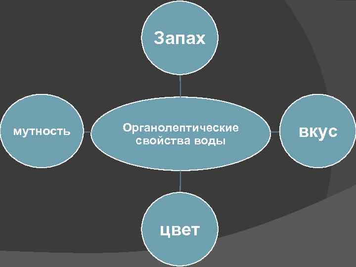 Запах мутность Органолептические свойства воды цвет вкус 