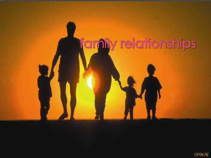 family relationships 