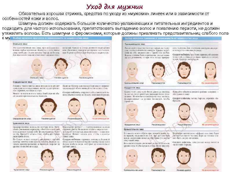 Уход для мужчин Обязательна хорошая стрижка, средства по уходу из «мужских» линеек или в