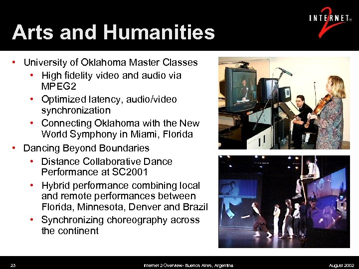 Arts and Humanities • University of Oklahoma Master Classes • High fidelity video and