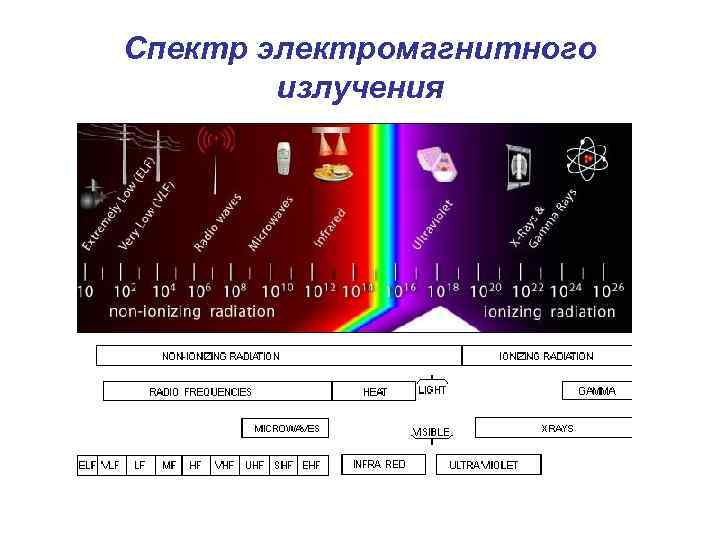 Спектр электромагнитного излучения 
