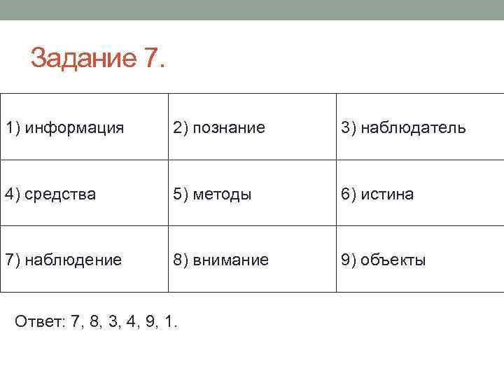 Объект ответ. Эннерграма 5w4 наблюдатель.