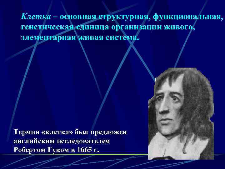 Клетка – основная структурная, функциональная, генетическая единица организации живого, элементарная живая система. Термин «клетка»