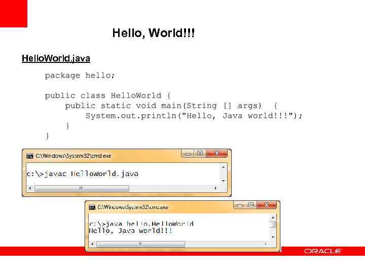 Hello, World!!! Hello. World. java 