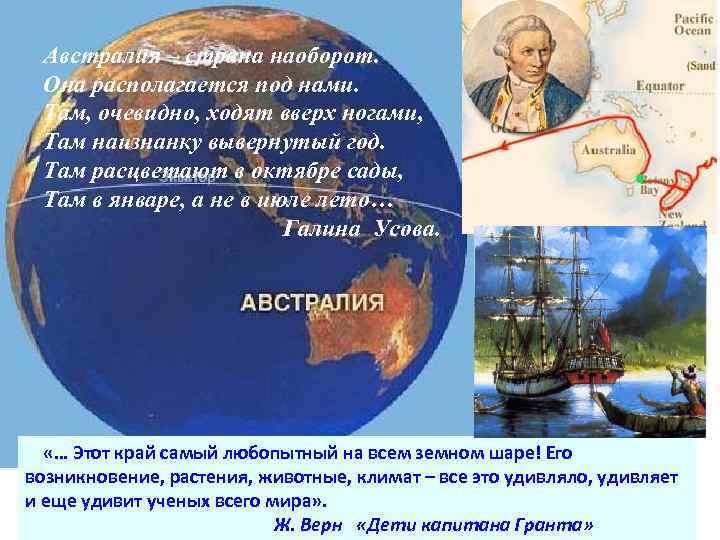 История открытия австралии 7 класс презентация. Австралия Страна наоборот. Австрия Страна наоборот. Стих Австралия Страна наоборот. Стихотворение про Австралию.