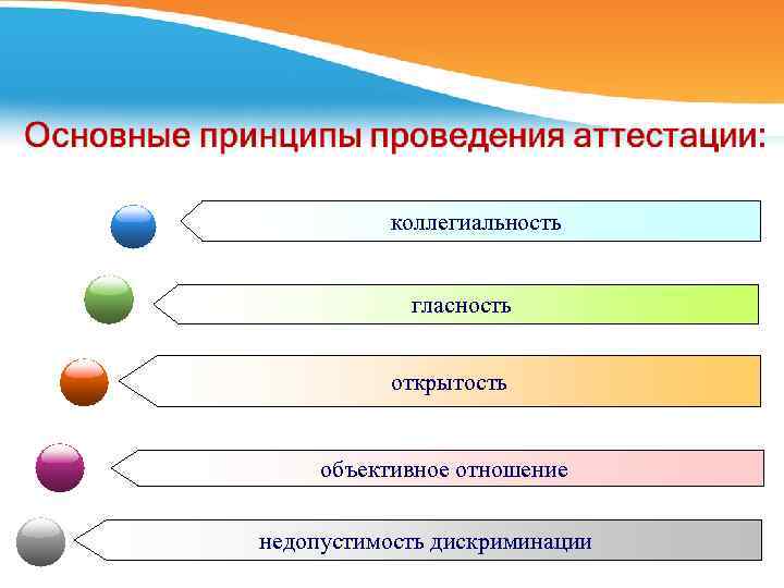 коллегиальность гласность открытость объективное отношение недопустимость дискриминации 