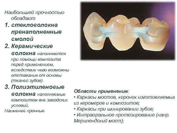 Наибольшей прочностью обладают 1. стекловолокна пренаполненные смолой 2. Керамические волокна наполняются при помощи композита