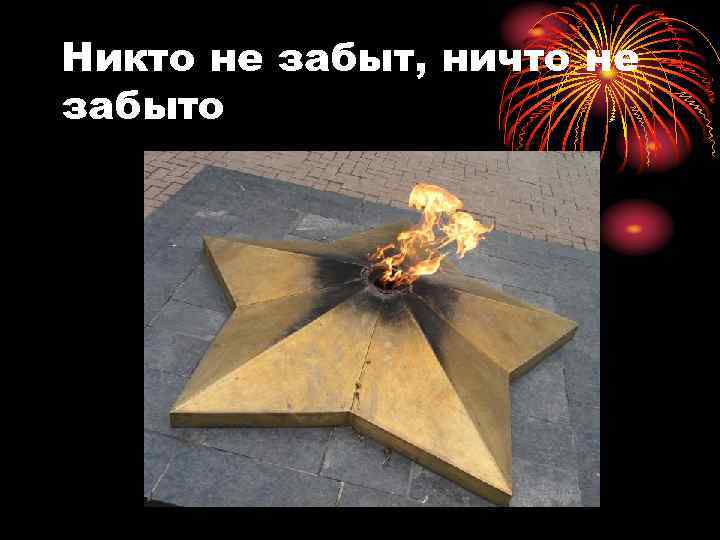 Никто не забыт, ничто не забыто 