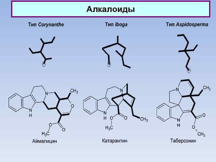 Алкалоиды 