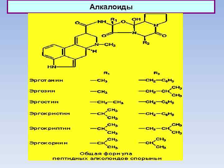 Алкалоиды 