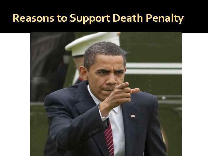 Reasons to Support Death Penalty 