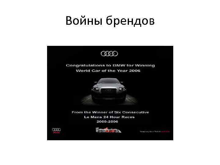 Войны брендов 