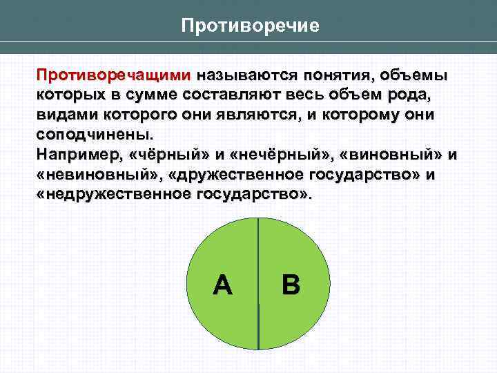 Противоречащий